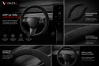 Protection de Volant Tesla Premium | Confort & Grip | Voltex