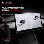 Film Protection Écran Tesla avant et arrière | Anti-traces & Anti-reflets | Voltex