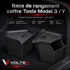 Bacs de rangement coffre Tesla Model 3/Y – Organisation premium