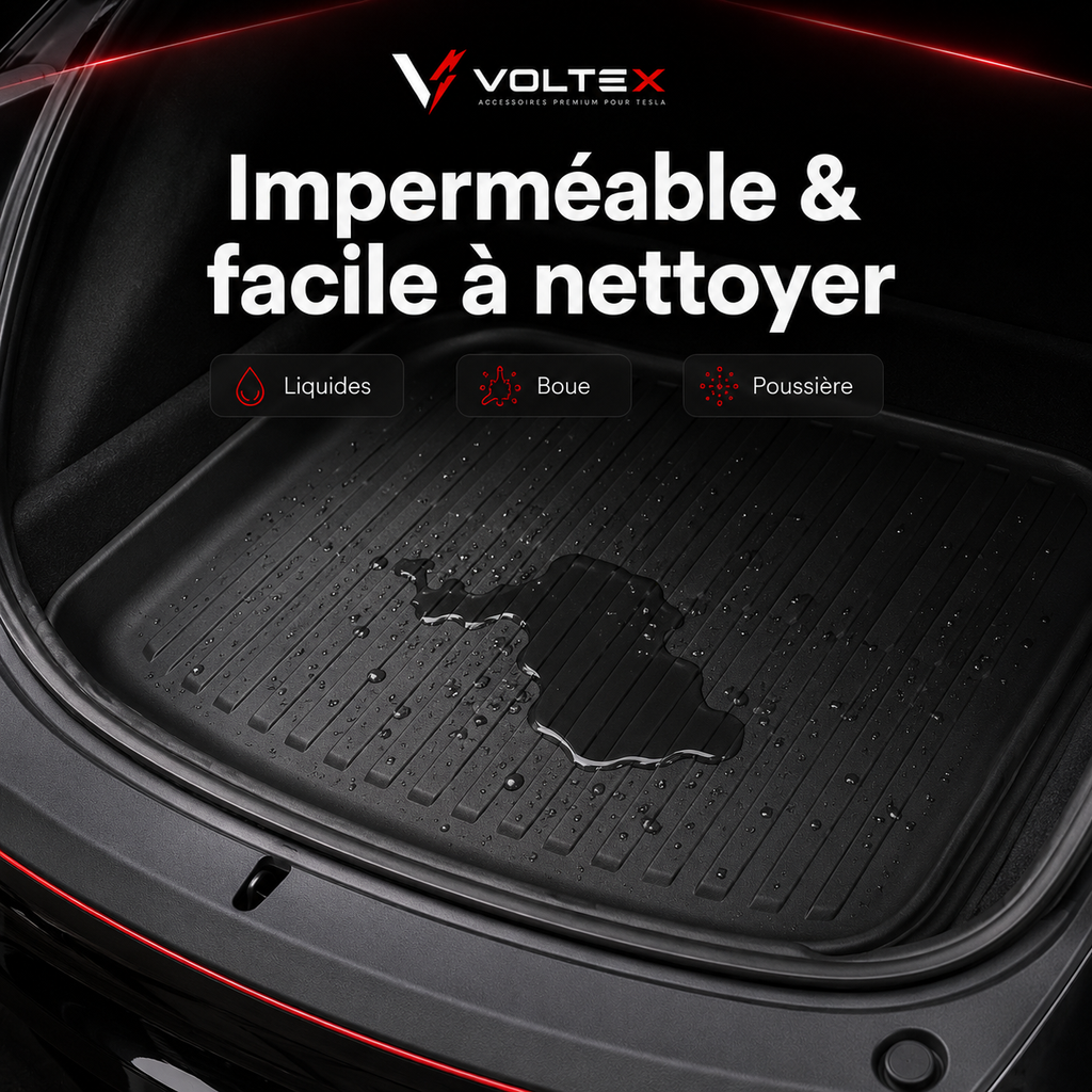 Tapis de sous-coffre Tesla Model 3/Y – Protection compartiment bas