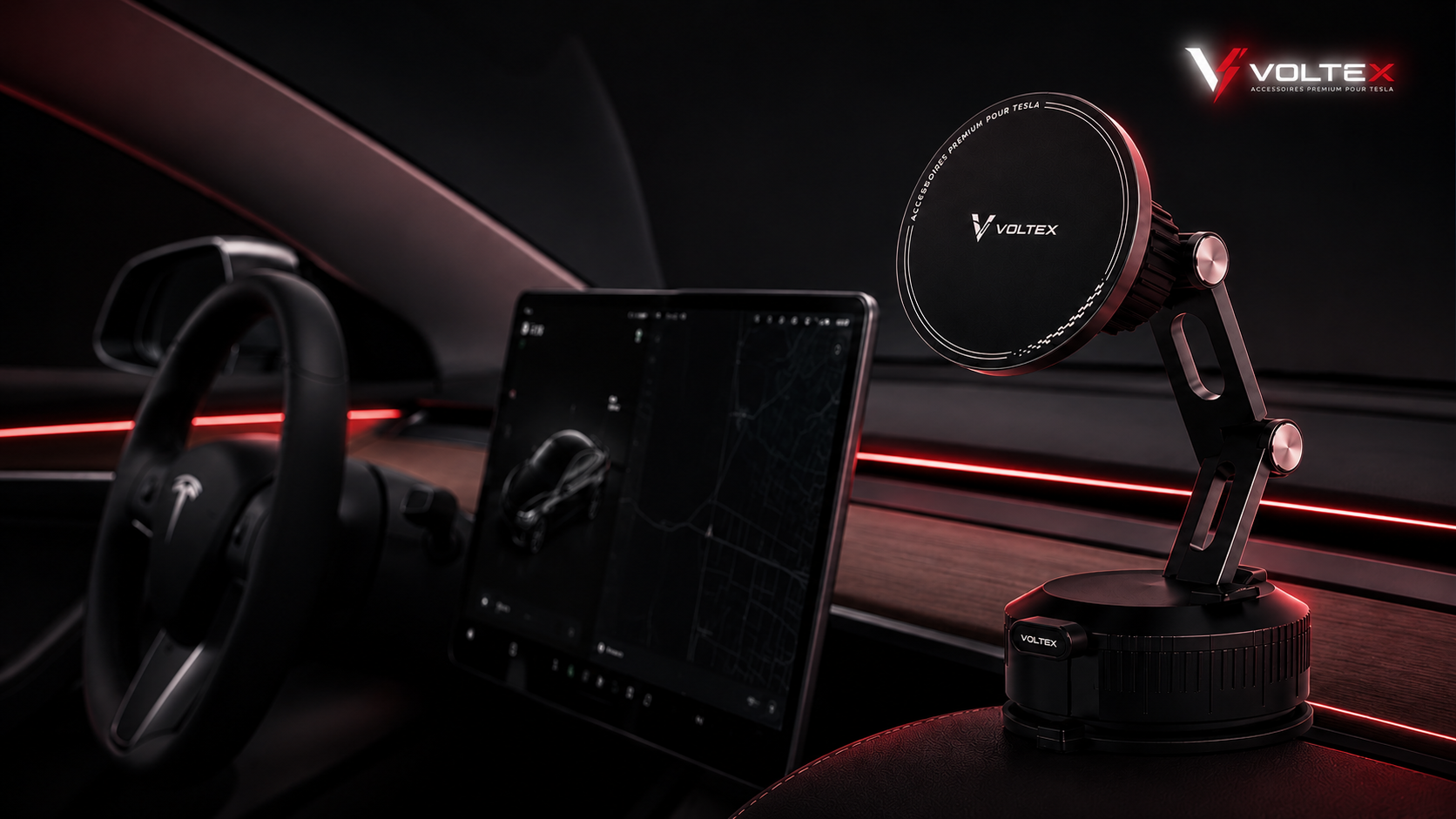 Support téléphone MagSafe Tesla – Voltex