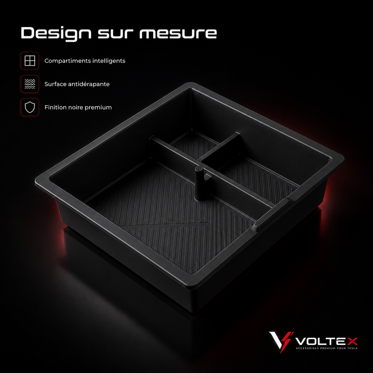 Organisateur console centrale Tesla Model 3/Y