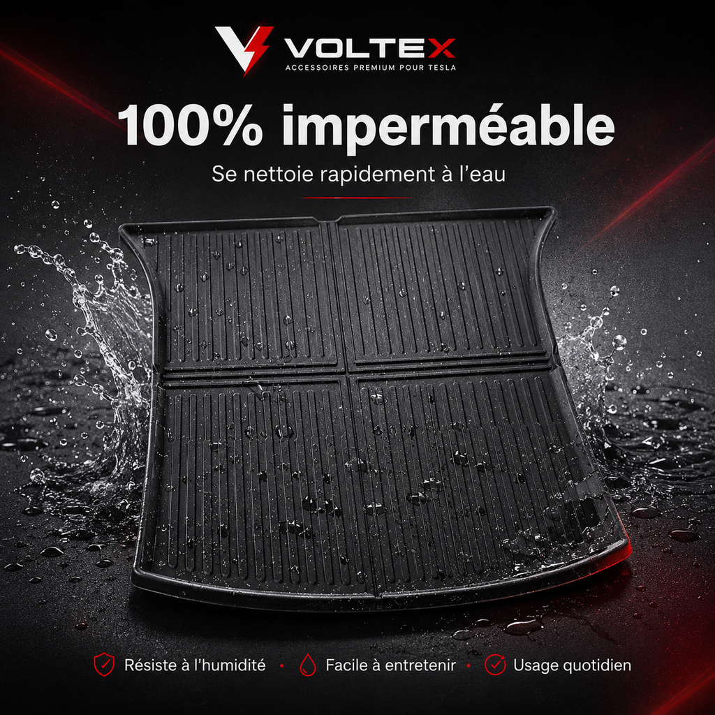 Tapis de coffre Premium Tesla Model 3/Y – Protection sur mesure