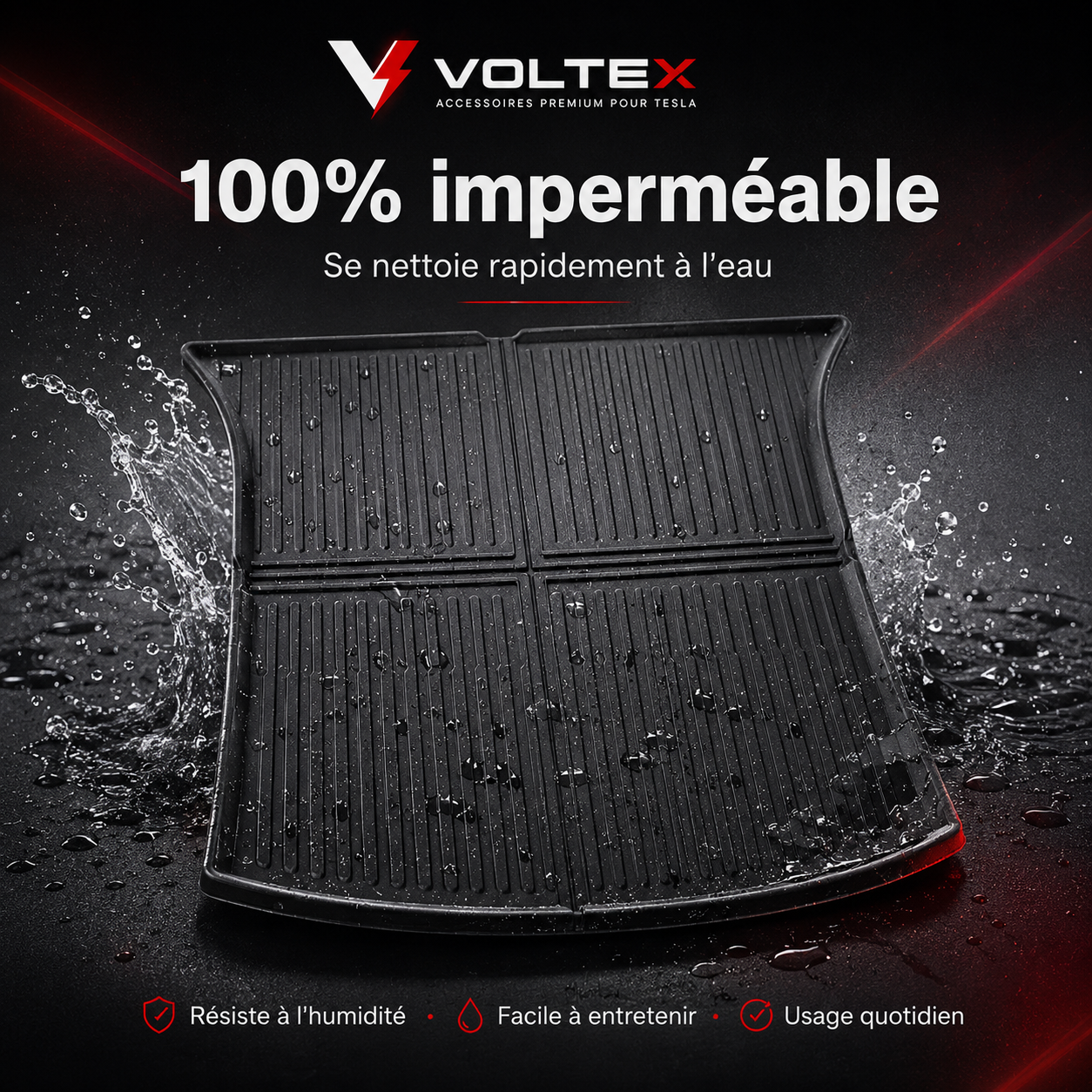 Tapis de coffre Premium Tesla Model 3/Y – Protection sur mesure