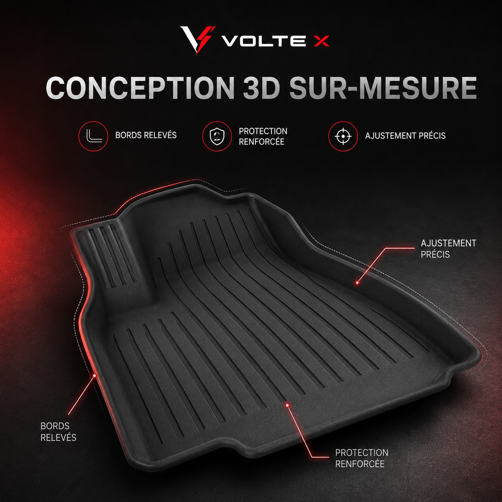 Tapis de Sol Premium Tesla | Voltex