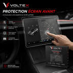 Film Protection Écran Tesla avant et arrière | Anti-traces & Anti-reflets | Voltex